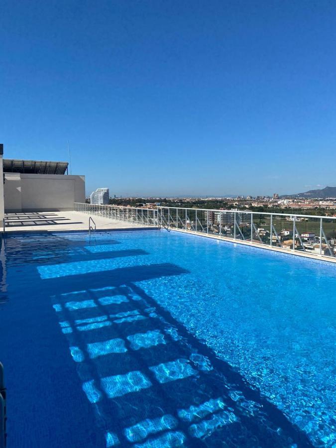 Canet De Berenguer, Playa Apto Con 2 Habitaciones Valencia Bagian luar foto
